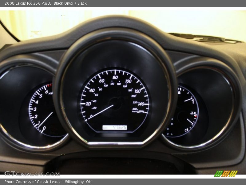 Black Onyx / Black 2008 Lexus RX 350 AWD