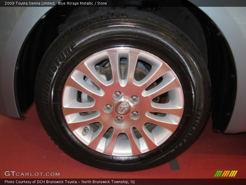 Blue Mirage Metallic / Stone 2009 Toyota Sienna Limited