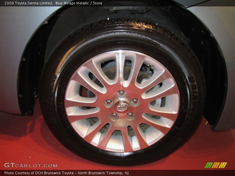 Blue Mirage Metallic / Stone 2009 Toyota Sienna Limited