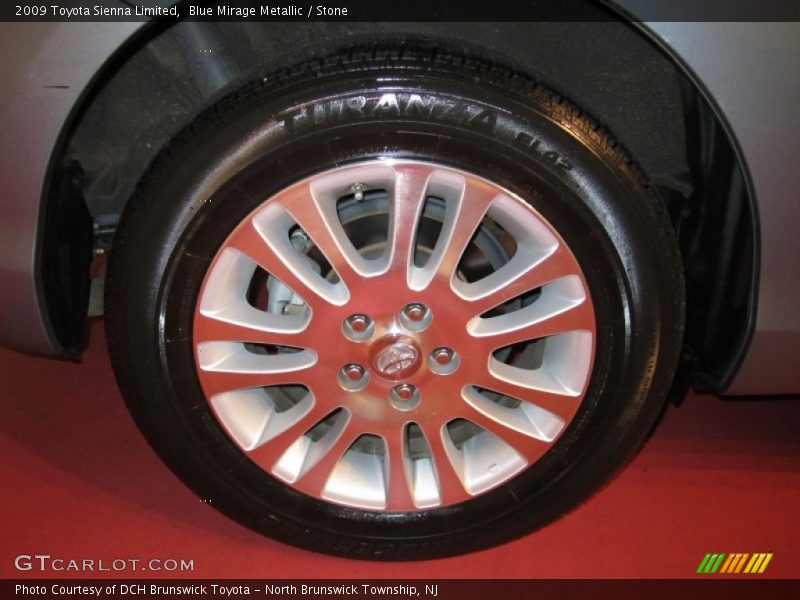 Blue Mirage Metallic / Stone 2009 Toyota Sienna Limited