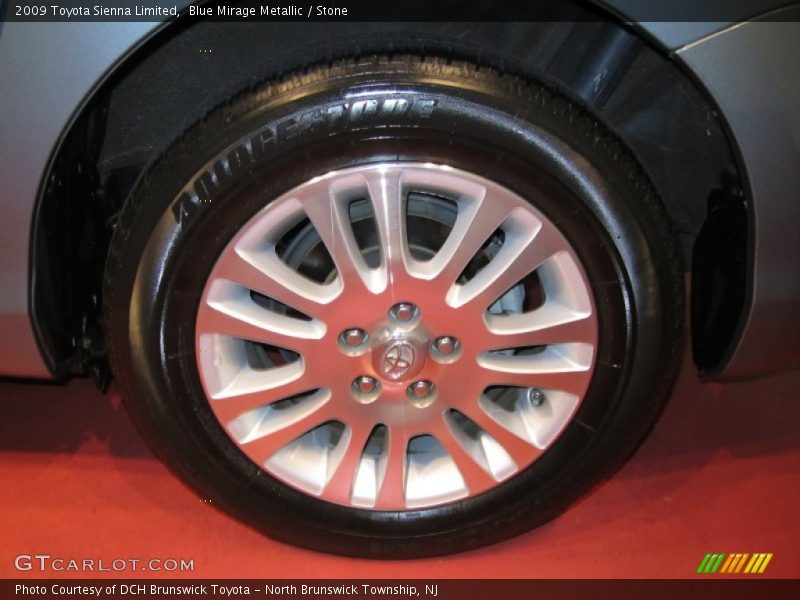 Blue Mirage Metallic / Stone 2009 Toyota Sienna Limited
