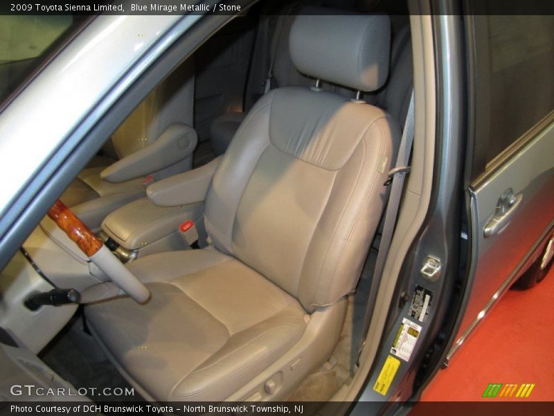 Blue Mirage Metallic / Stone 2009 Toyota Sienna Limited