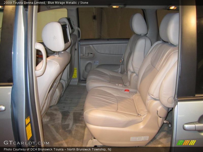 Blue Mirage Metallic / Stone 2009 Toyota Sienna Limited