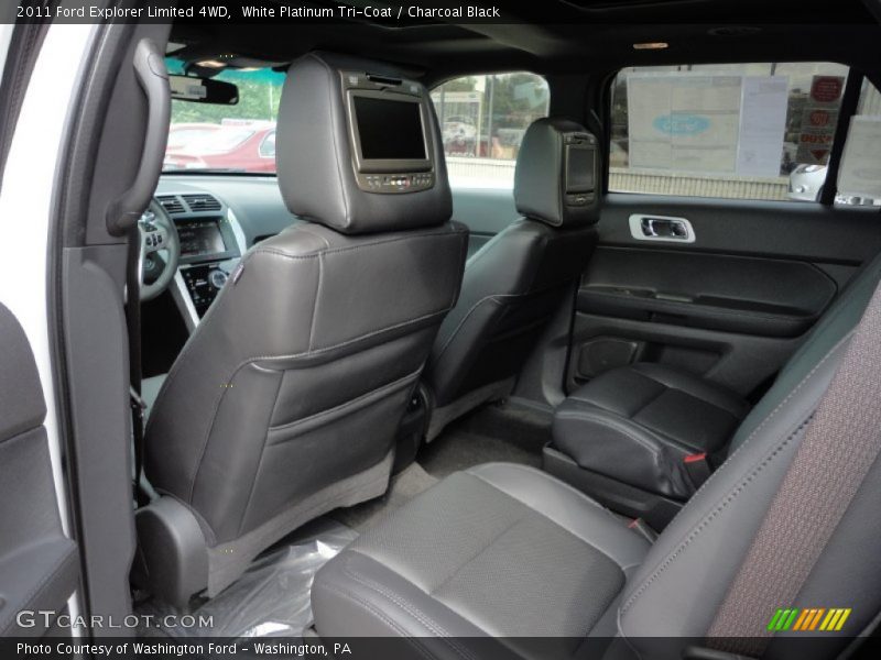 White Platinum Tri-Coat / Charcoal Black 2011 Ford Explorer Limited 4WD