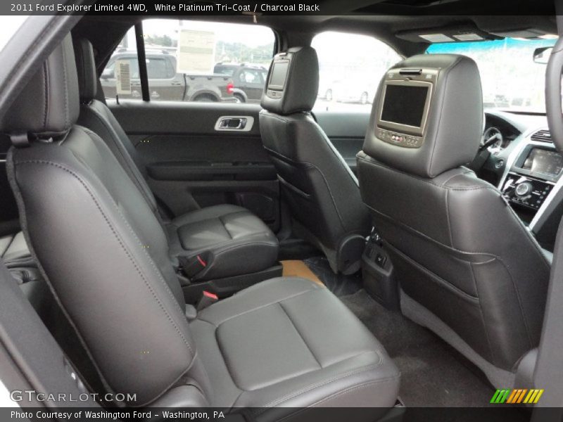 White Platinum Tri-Coat / Charcoal Black 2011 Ford Explorer Limited 4WD