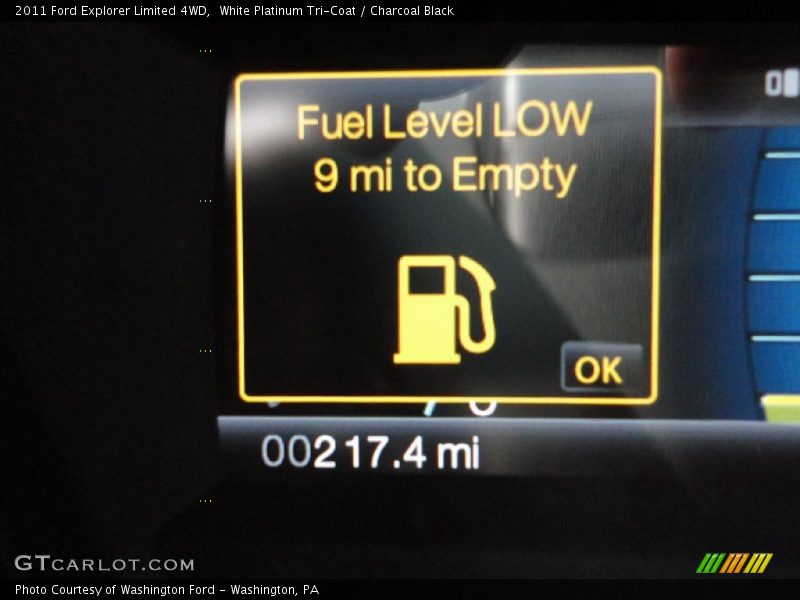 White Platinum Tri-Coat / Charcoal Black 2011 Ford Explorer Limited 4WD