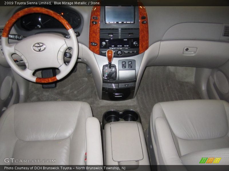 Blue Mirage Metallic / Stone 2009 Toyota Sienna Limited