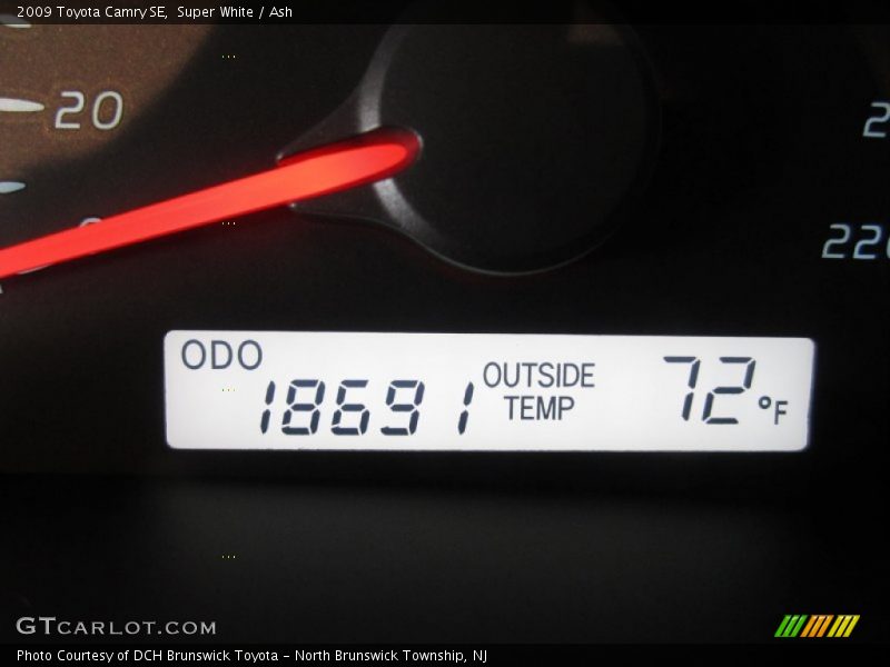 Super White / Ash 2009 Toyota Camry SE