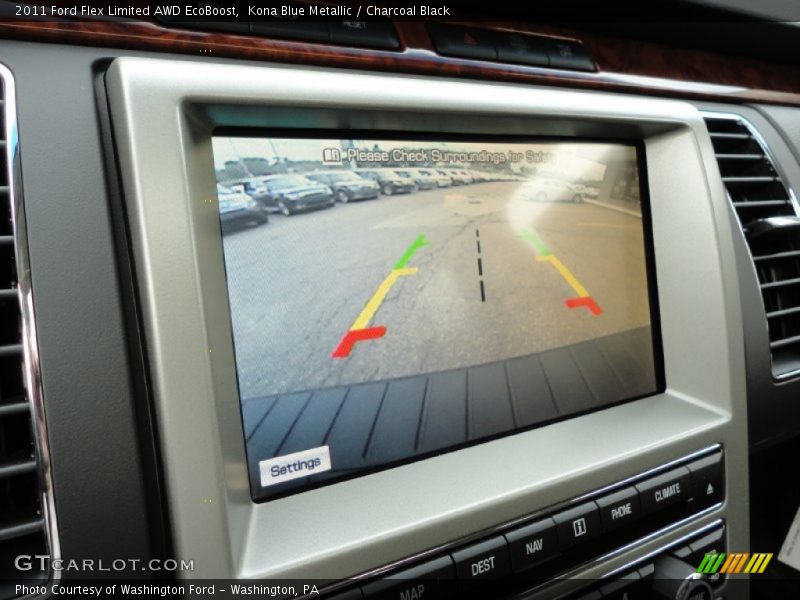Kona Blue Metallic / Charcoal Black 2011 Ford Flex Limited AWD EcoBoost