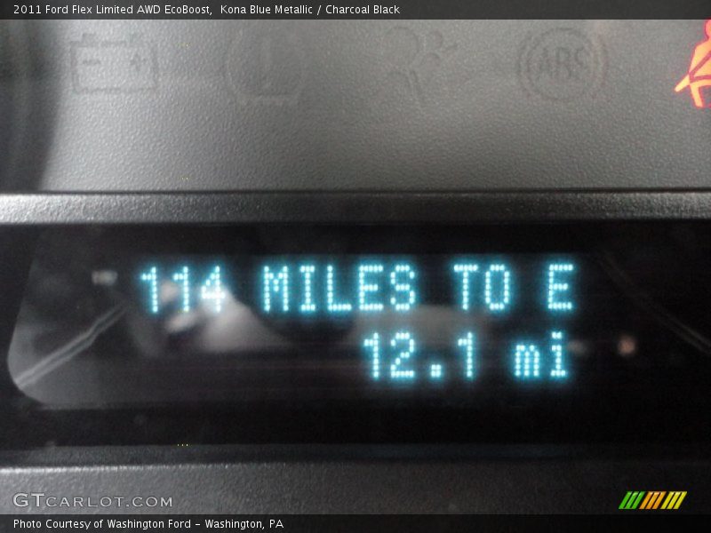 Kona Blue Metallic / Charcoal Black 2011 Ford Flex Limited AWD EcoBoost