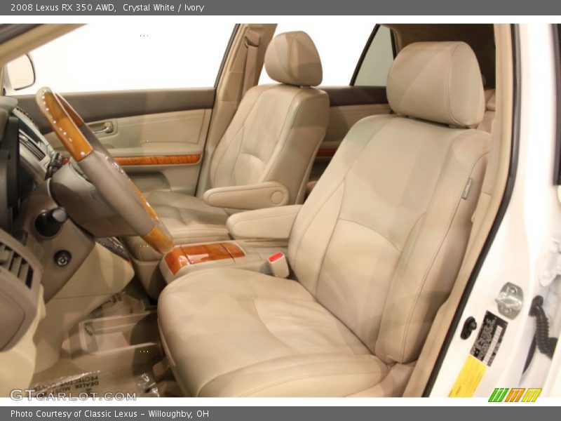 Crystal White / Ivory 2008 Lexus RX 350 AWD