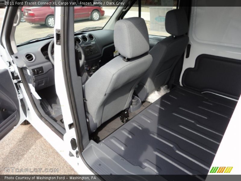  2011 Transit Connect XL Cargo Van Dark Grey Interior