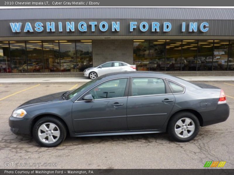 Cyber Gray Metallic / Ebony 2010 Chevrolet Impala LT