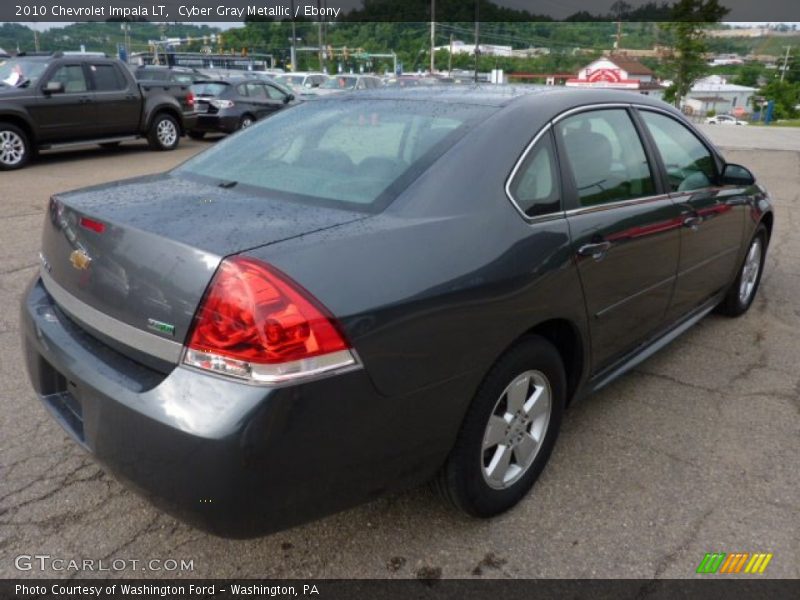 Cyber Gray Metallic / Ebony 2010 Chevrolet Impala LT