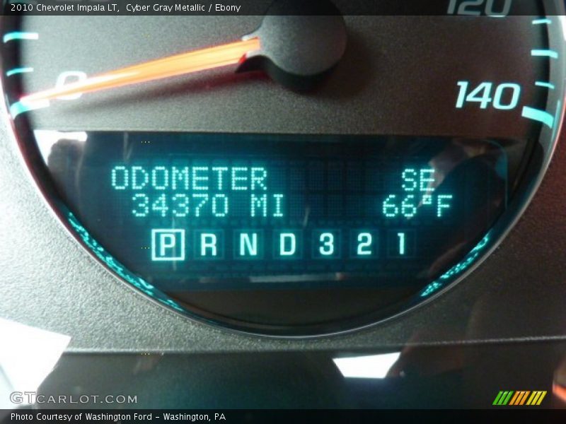 Cyber Gray Metallic / Ebony 2010 Chevrolet Impala LT