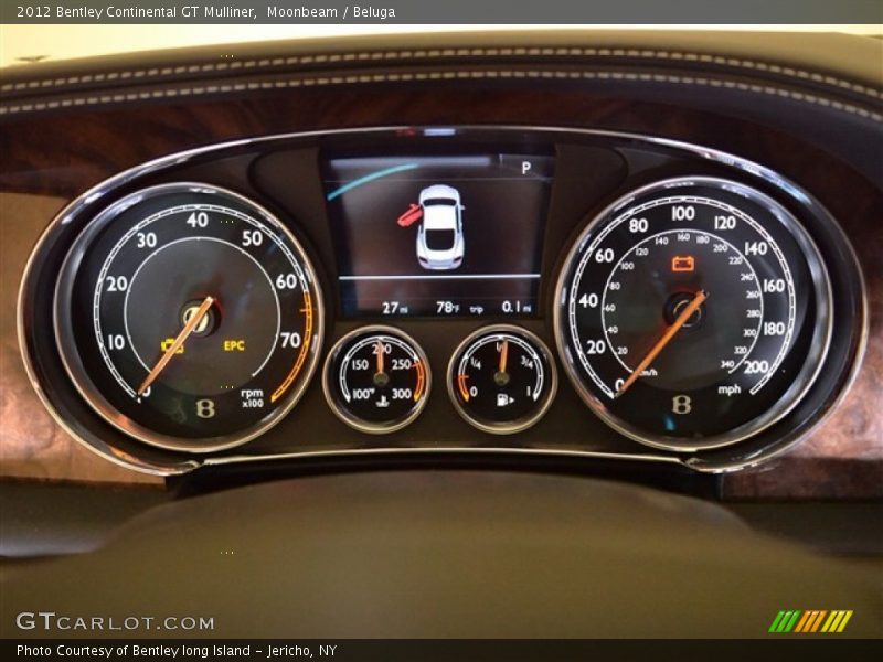  2012 Continental GT Mulliner Mulliner Gauges