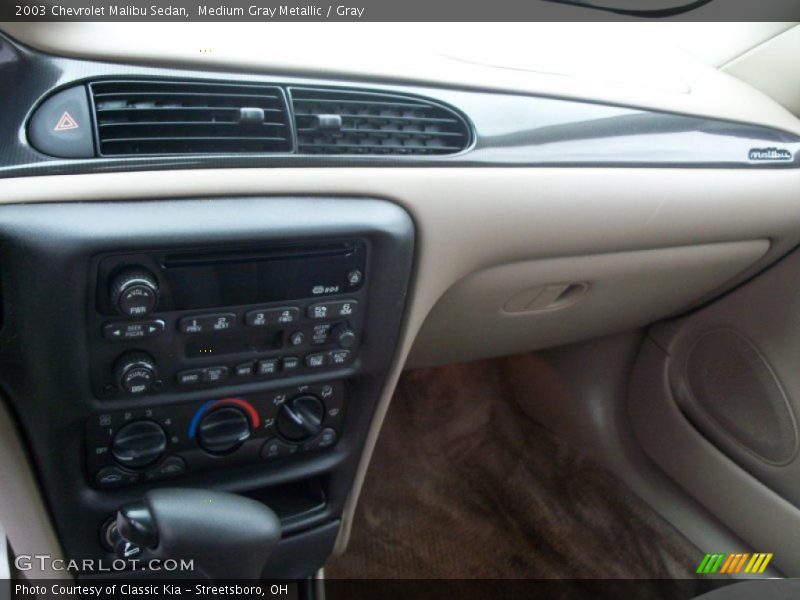 Medium Gray Metallic / Gray 2003 Chevrolet Malibu Sedan