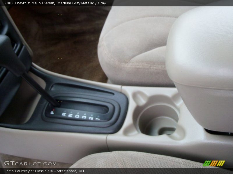 Medium Gray Metallic / Gray 2003 Chevrolet Malibu Sedan