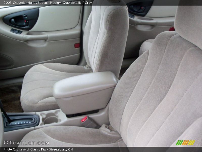 Medium Gray Metallic / Gray 2003 Chevrolet Malibu Sedan
