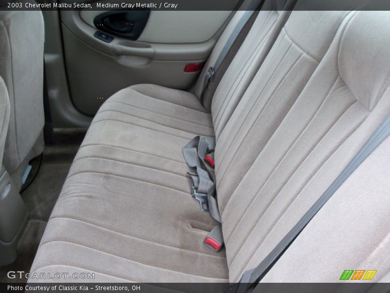 Medium Gray Metallic / Gray 2003 Chevrolet Malibu Sedan