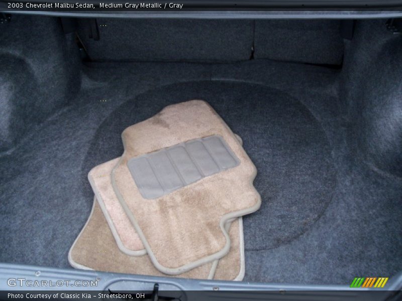 Medium Gray Metallic / Gray 2003 Chevrolet Malibu Sedan
