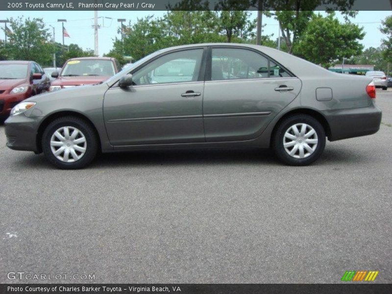 Phantom Gray Pearl / Gray 2005 Toyota Camry LE