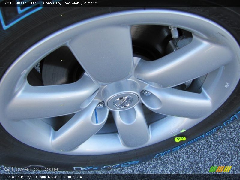 Red Alert / Almond 2011 Nissan Titan SV Crew Cab