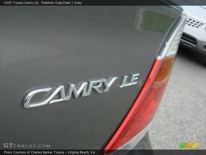 Phantom Gray Pearl / Gray 2005 Toyota Camry LE