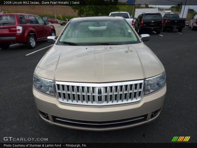 Dune Pearl Metallic / Sand 2008 Lincoln MKZ Sedan