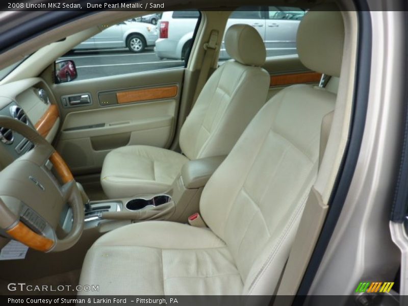 Dune Pearl Metallic / Sand 2008 Lincoln MKZ Sedan