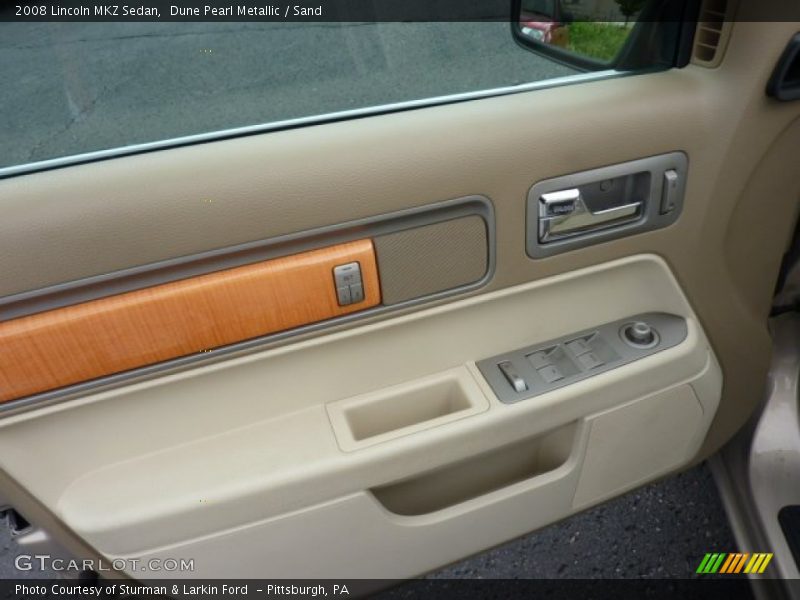 Dune Pearl Metallic / Sand 2008 Lincoln MKZ Sedan