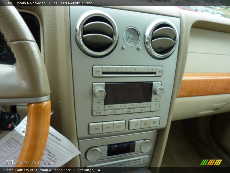 Dune Pearl Metallic / Sand 2008 Lincoln MKZ Sedan
