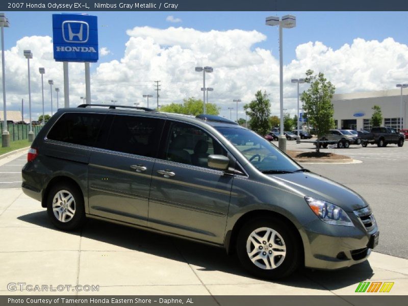 Nimbus Gray Metallic / Gray 2007 Honda Odyssey EX-L