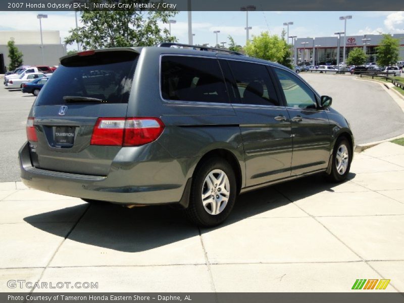 Nimbus Gray Metallic / Gray 2007 Honda Odyssey EX-L