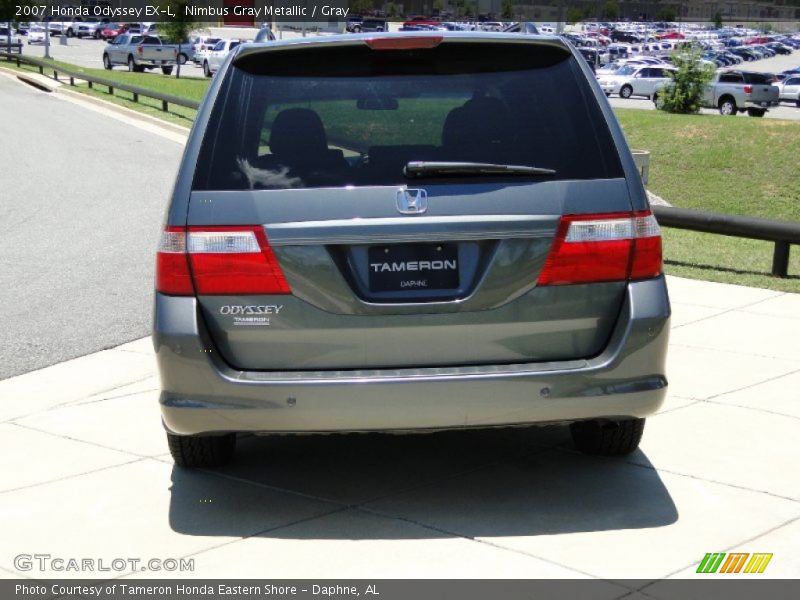 Nimbus Gray Metallic / Gray 2007 Honda Odyssey EX-L