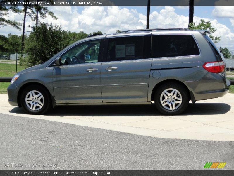 Nimbus Gray Metallic / Gray 2007 Honda Odyssey EX-L