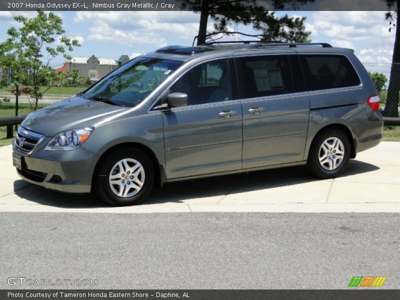 Nimbus Gray Metallic / Gray 2007 Honda Odyssey EX-L