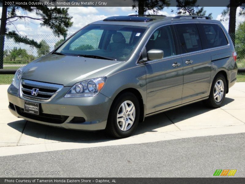 Nimbus Gray Metallic / Gray 2007 Honda Odyssey EX-L
