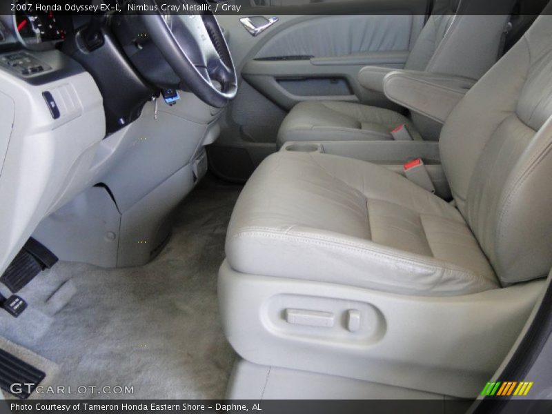 Nimbus Gray Metallic / Gray 2007 Honda Odyssey EX-L