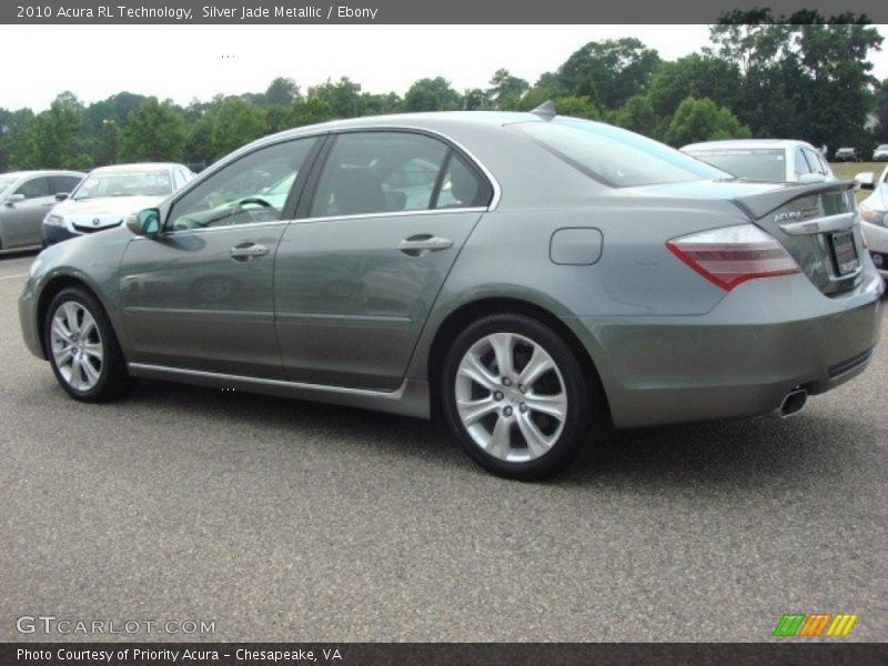 Silver Jade Metallic / Ebony 2010 Acura RL Technology