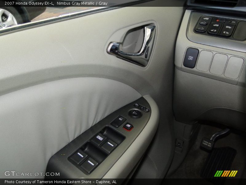 Nimbus Gray Metallic / Gray 2007 Honda Odyssey EX-L