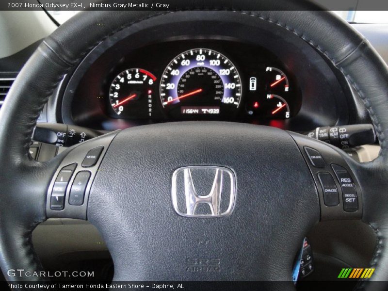 Nimbus Gray Metallic / Gray 2007 Honda Odyssey EX-L