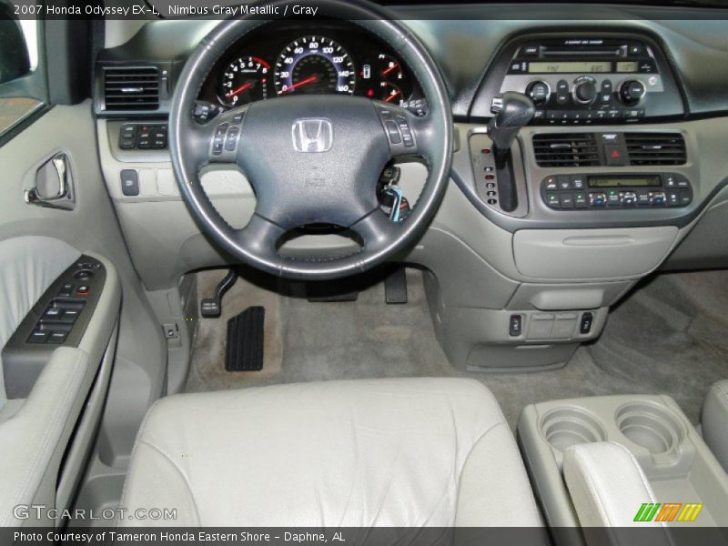 Nimbus Gray Metallic / Gray 2007 Honda Odyssey EX-L