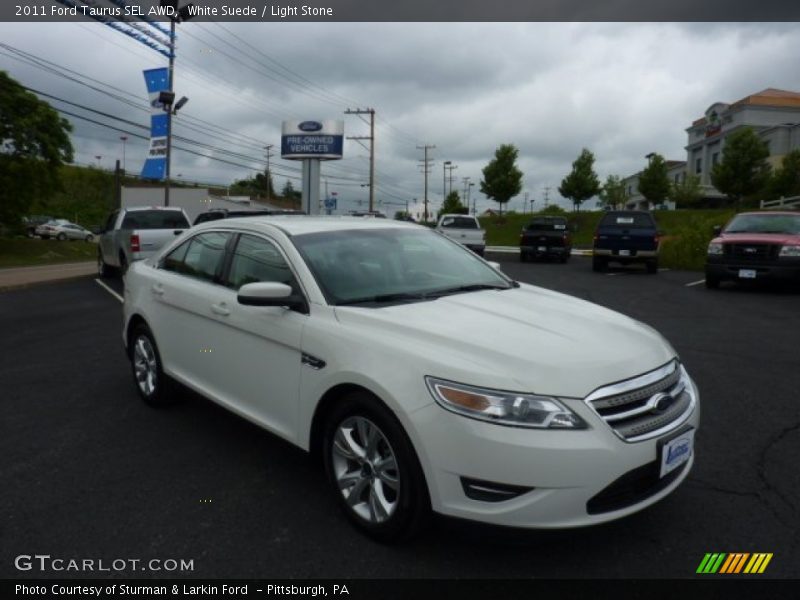 White Suede / Light Stone 2011 Ford Taurus SEL AWD