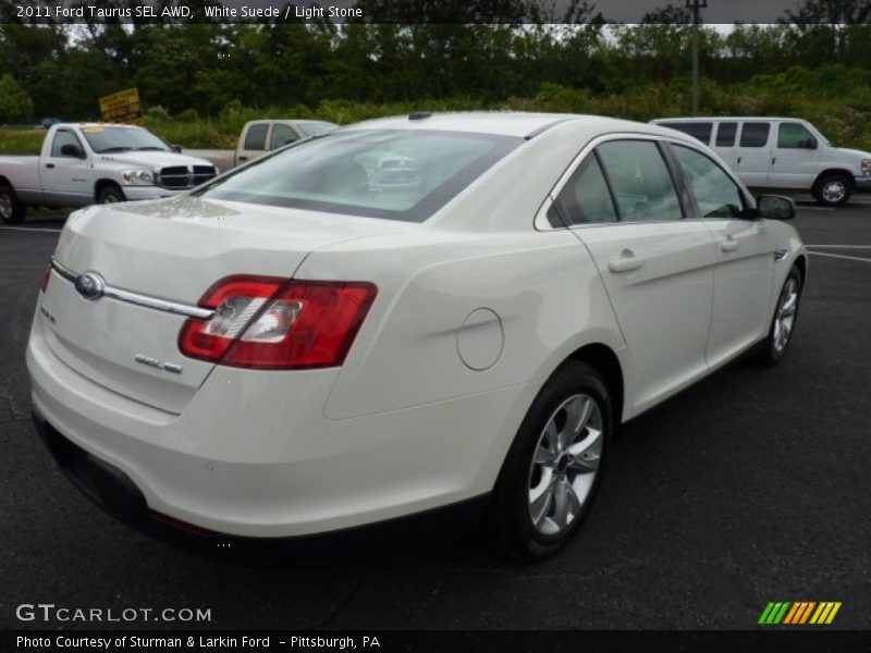 White Suede / Light Stone 2011 Ford Taurus SEL AWD