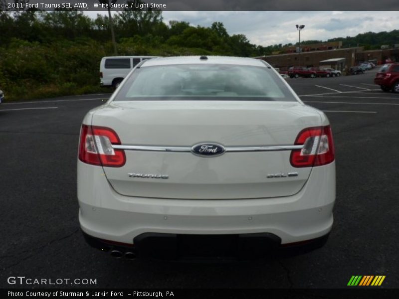 White Suede / Light Stone 2011 Ford Taurus SEL AWD