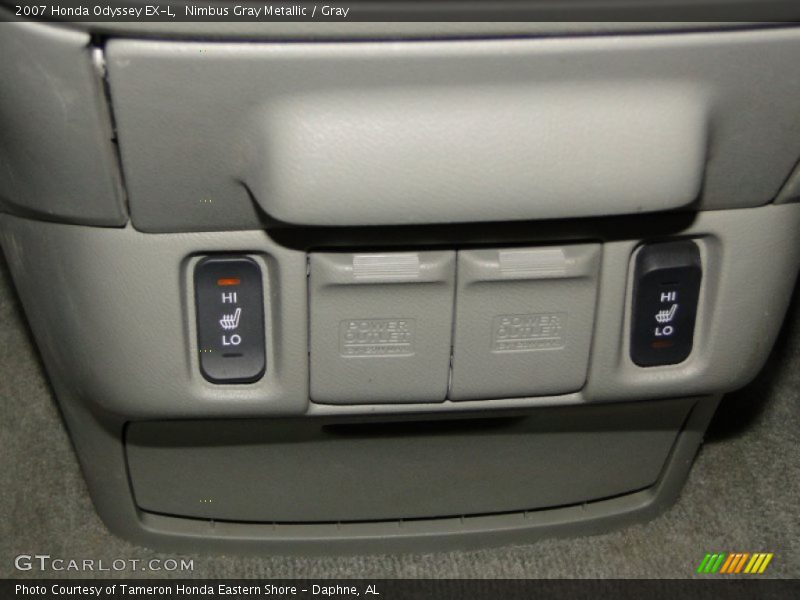 Nimbus Gray Metallic / Gray 2007 Honda Odyssey EX-L