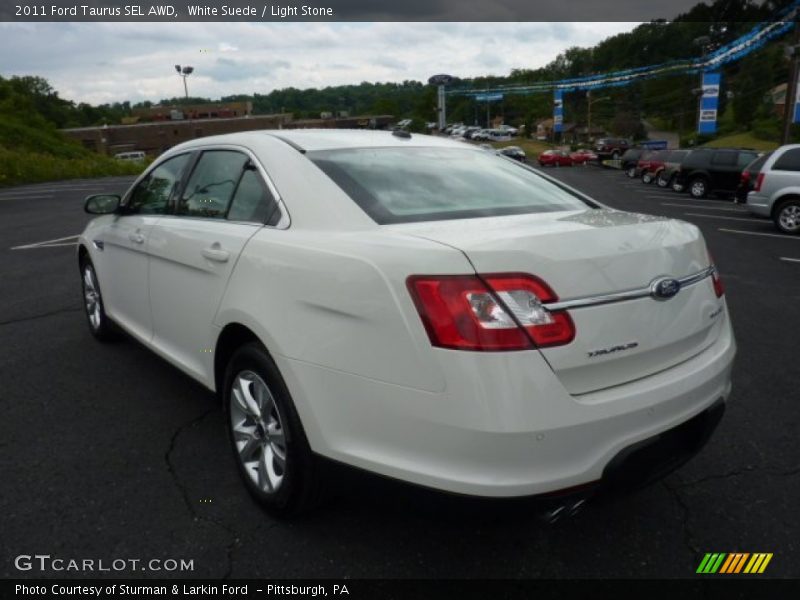 White Suede / Light Stone 2011 Ford Taurus SEL AWD