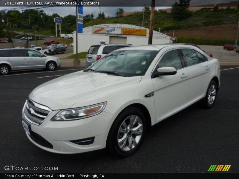 White Suede / Light Stone 2011 Ford Taurus SEL AWD