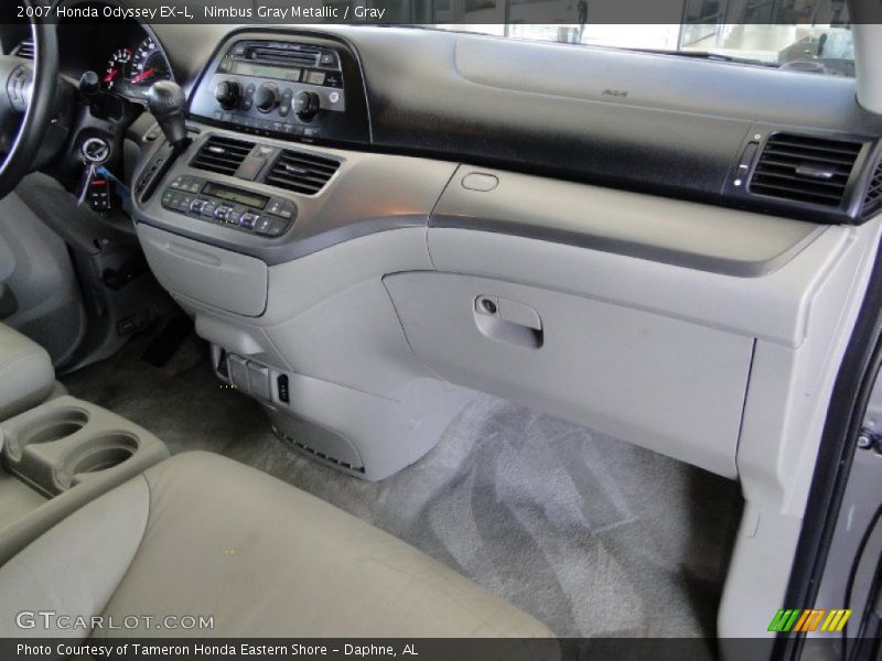 Nimbus Gray Metallic / Gray 2007 Honda Odyssey EX-L